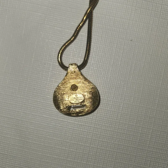 GivenchyVintage Crystal Pendant Necklace - Picture 3 of 7